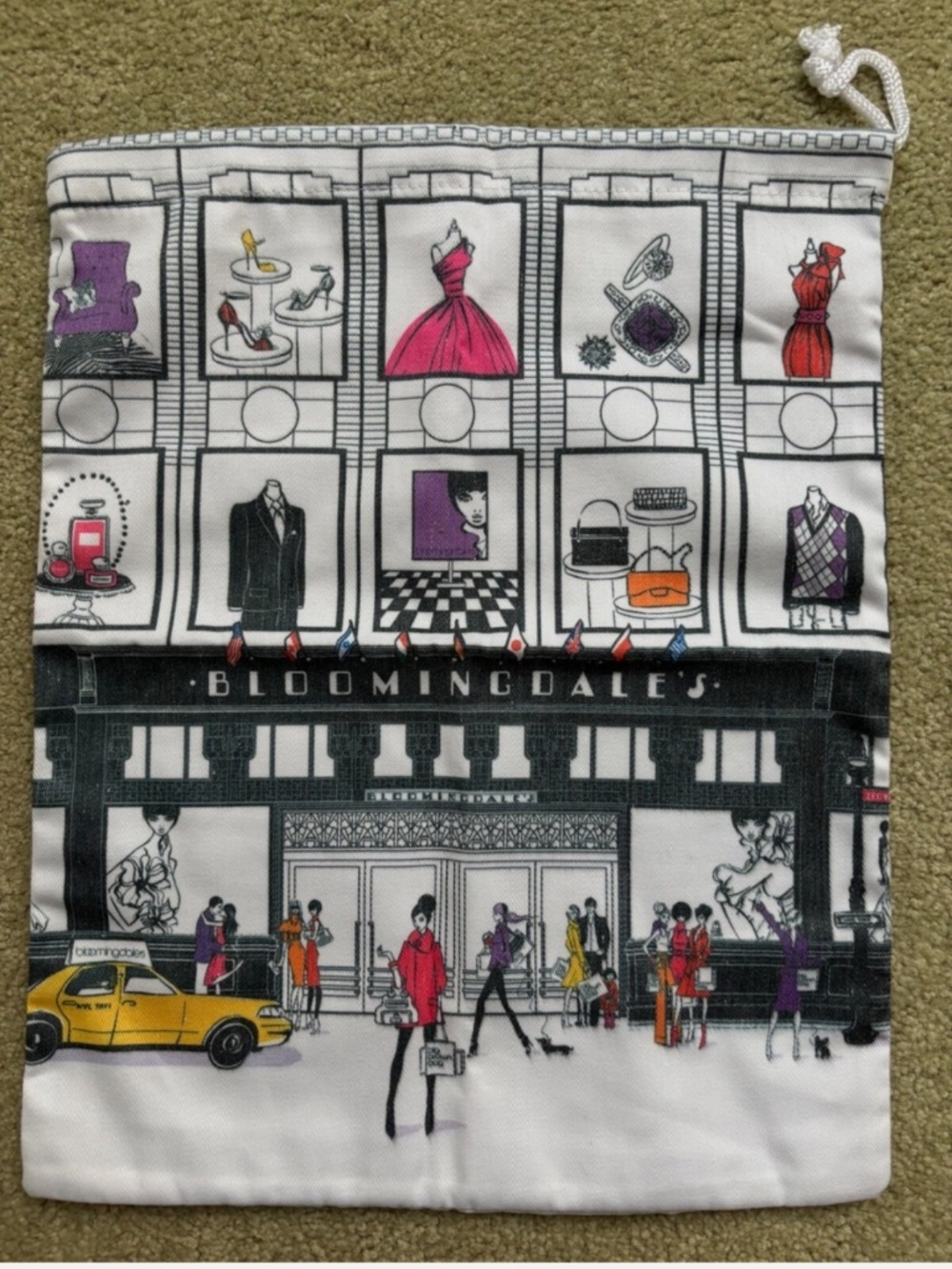 New never used Bloomingdale’s Shoe Dust Bag